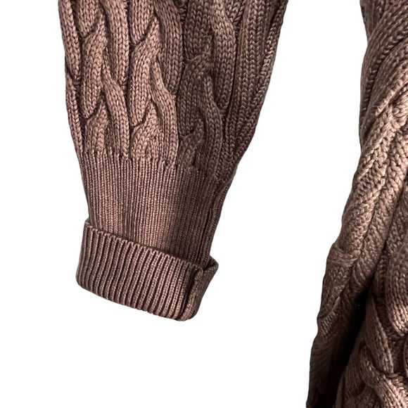 Fate Ready Willing And Cable Knit Sweater Dress, Fawn Brown, Size Medium, NWOT - Picture 10 of 13